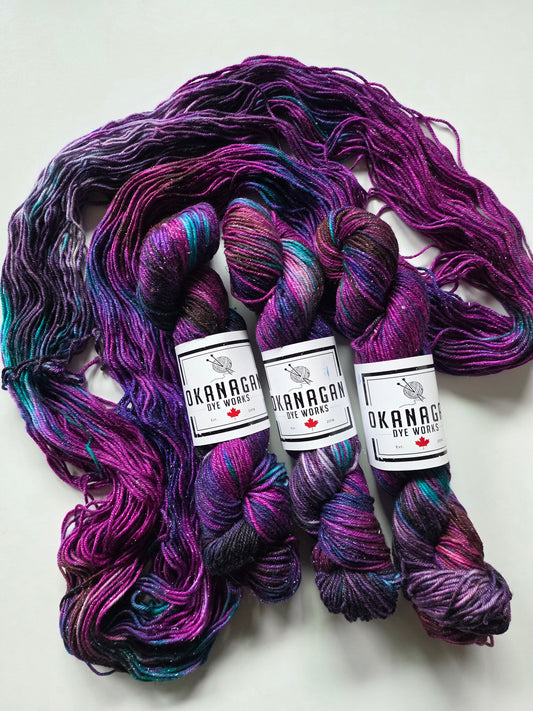 Okanagan Dye Works | Worsted Sparkle | Galaxy