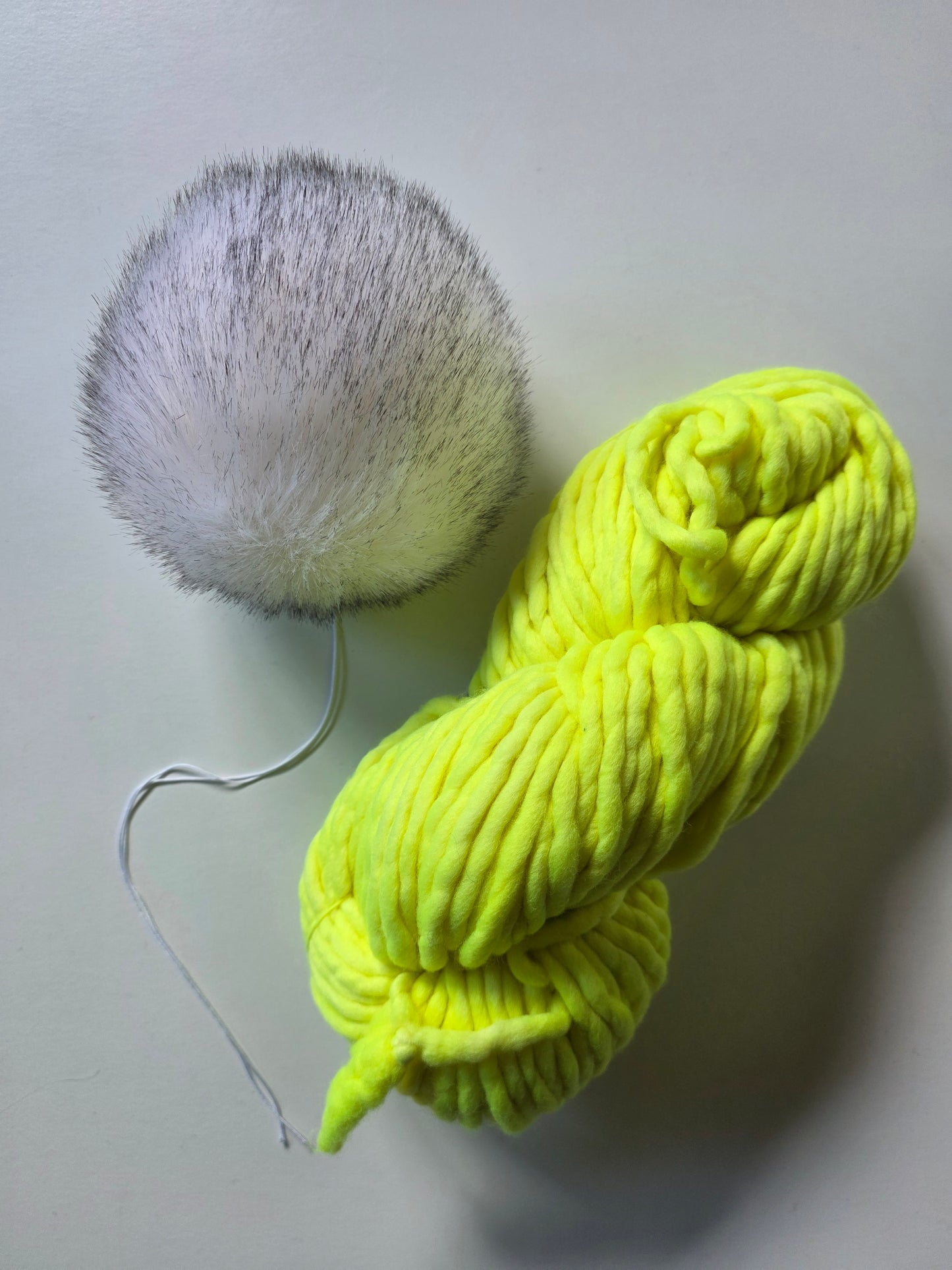 Yarn and Pom Bundle | Malabrigo Rasta | Fluo