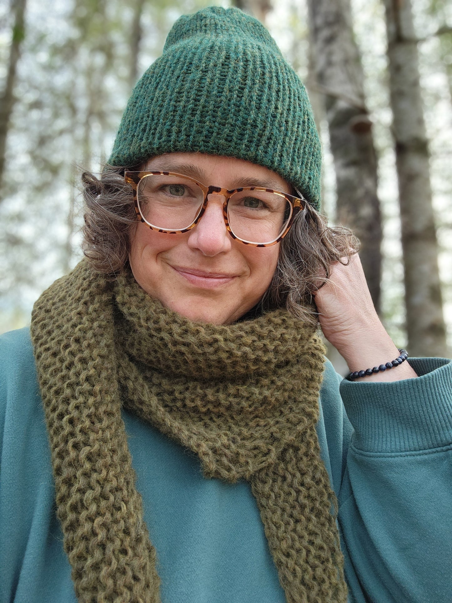 Sugarloaf Shawl Knitting Kit | Mood Ring