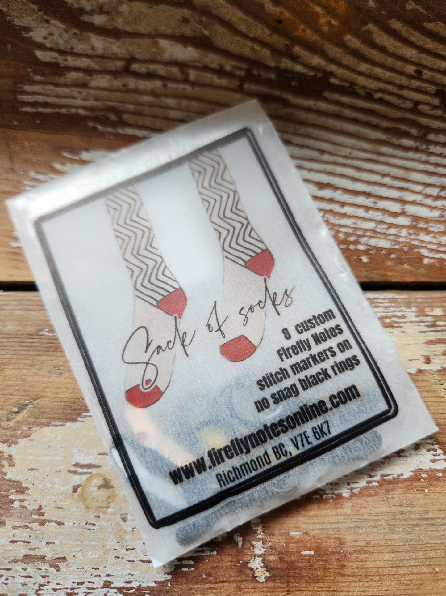 Sack of Socks Stitch Markers Set (Set of 8)