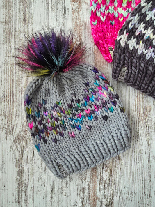Merino Wool Pom Hat