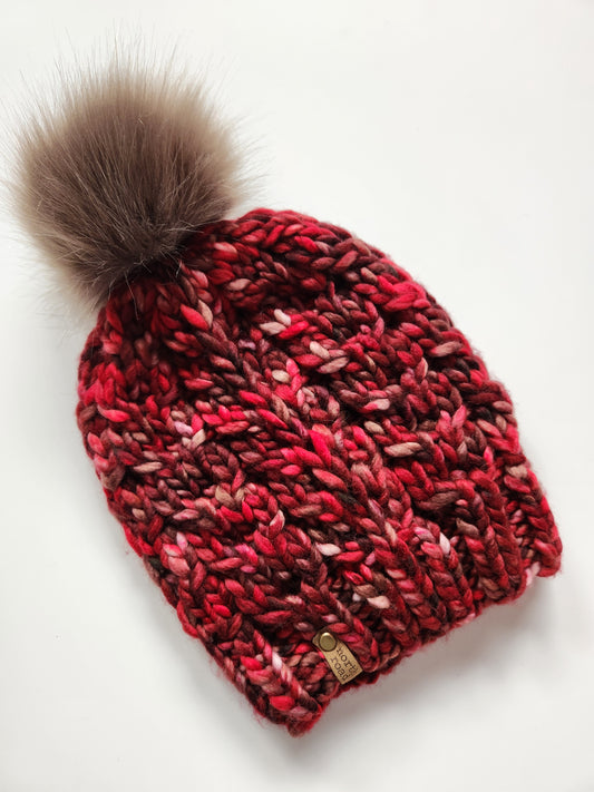 Merino Wool Pom Hat