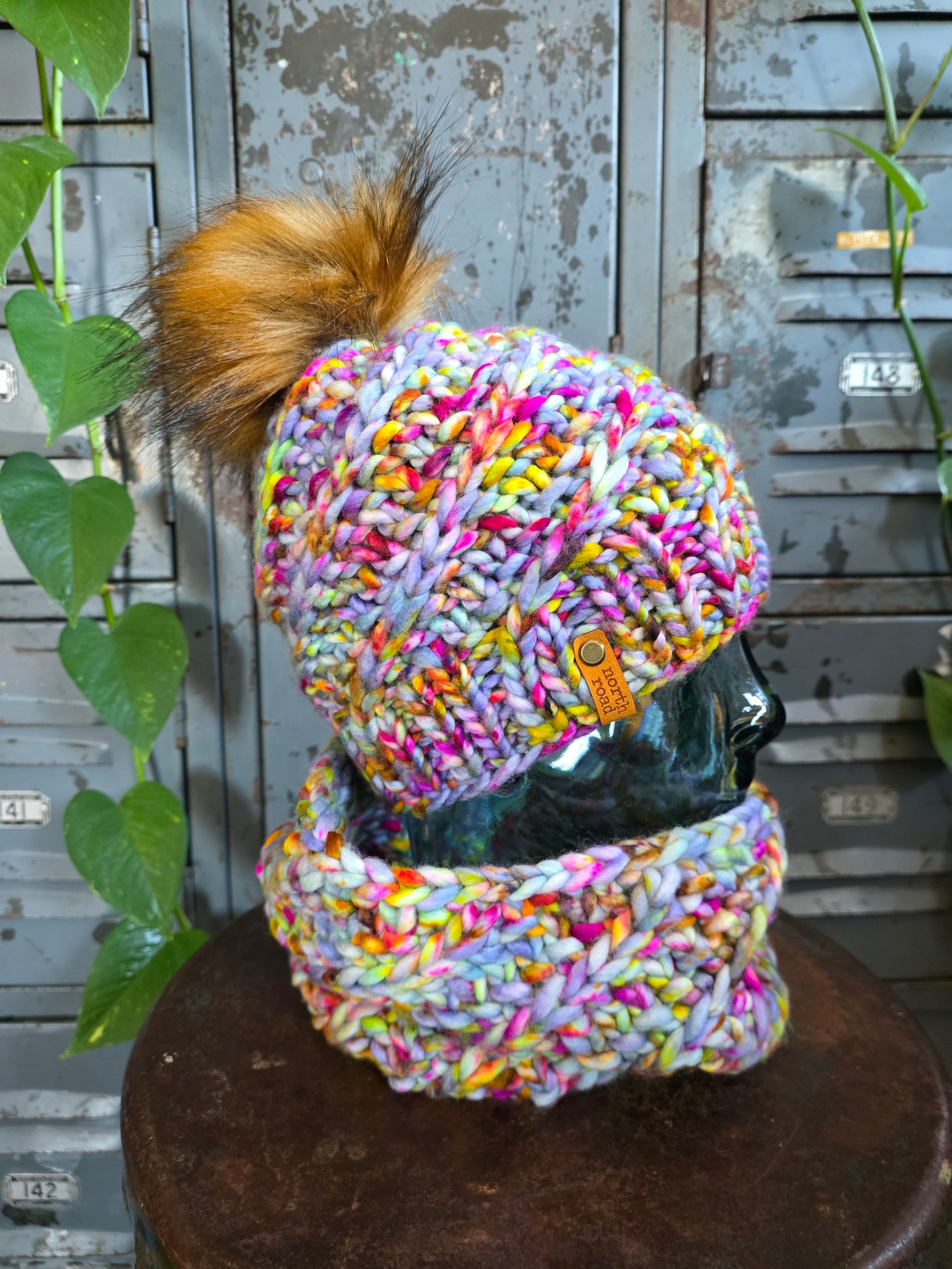 Merino Wool Hat and Cowl Set