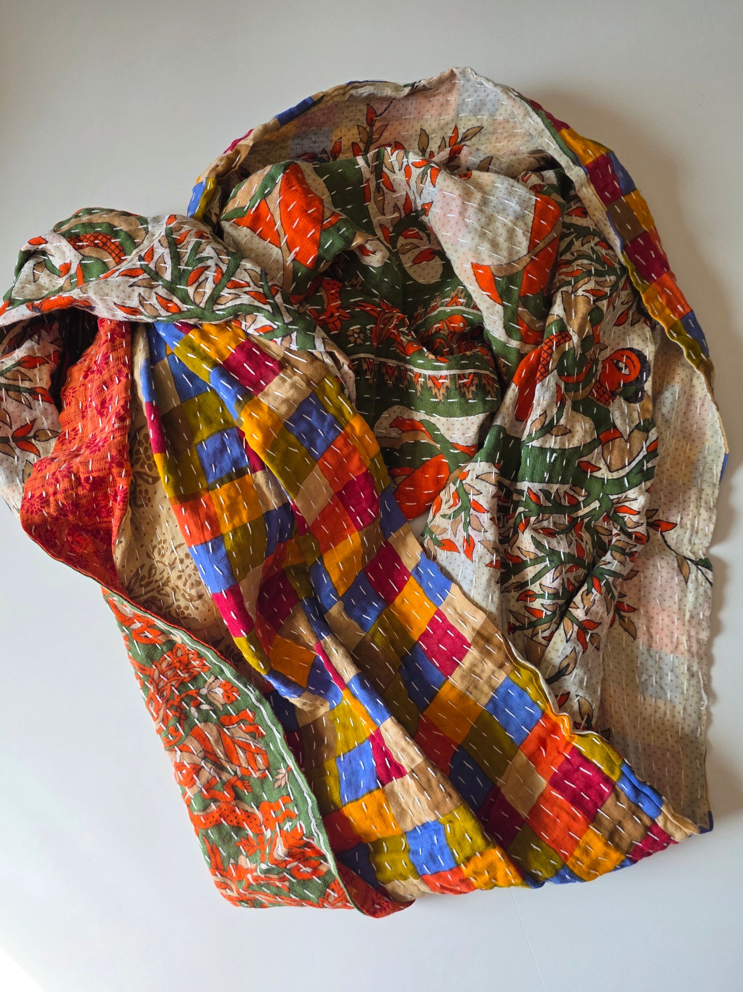 Kantha Scarf