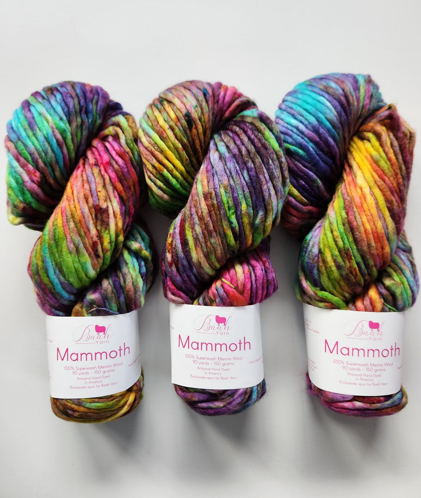 Baah Yarn | Mammoth | Hibiscus Haze