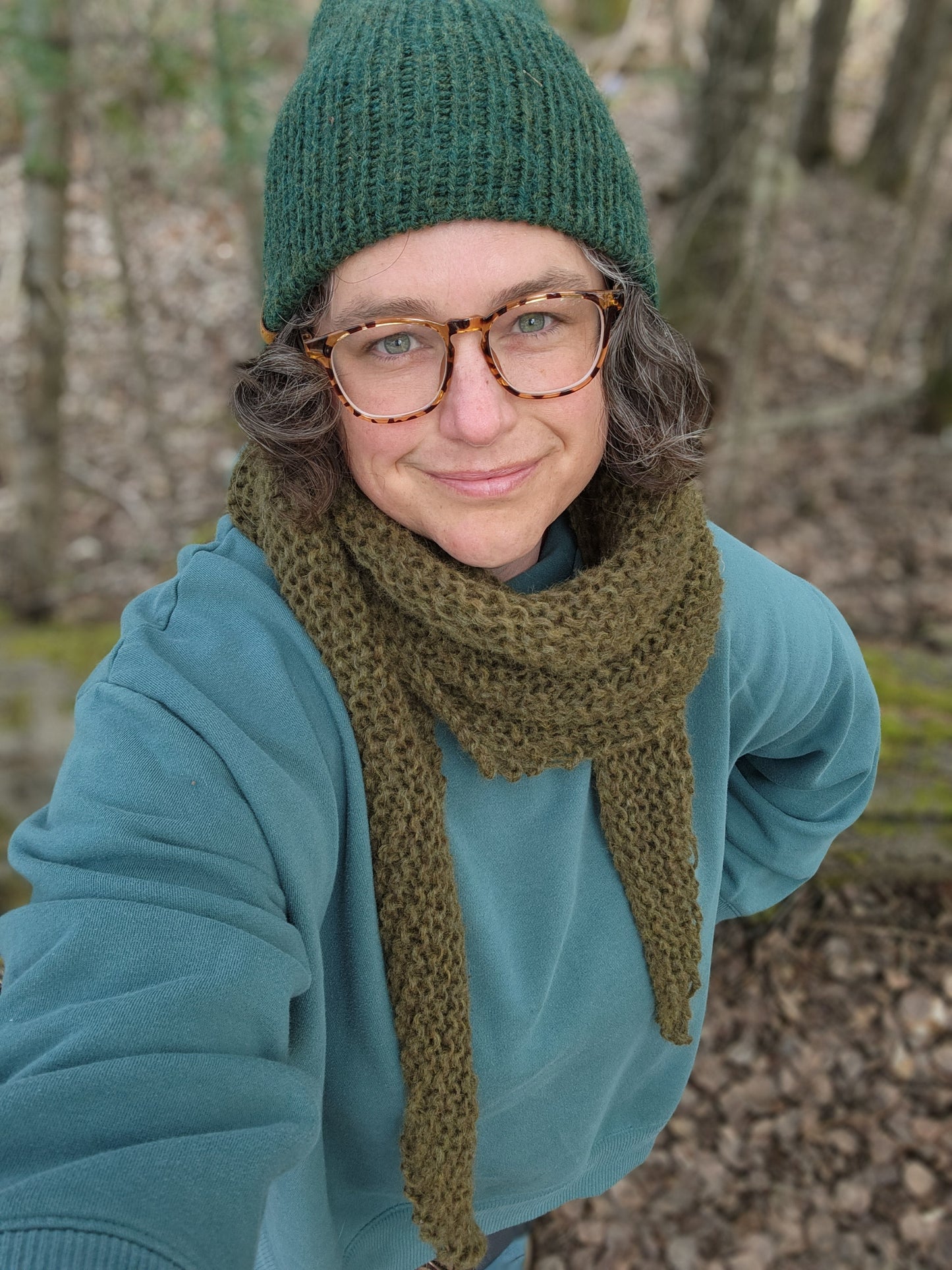 Sugarloaf Shawl Knitting Kit | Mood Ring