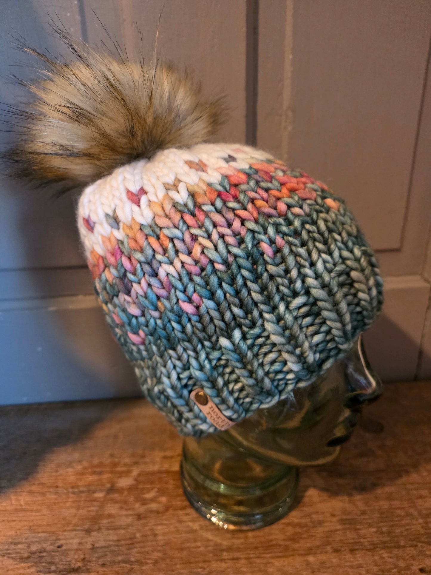 Merino Wool Pom Hat