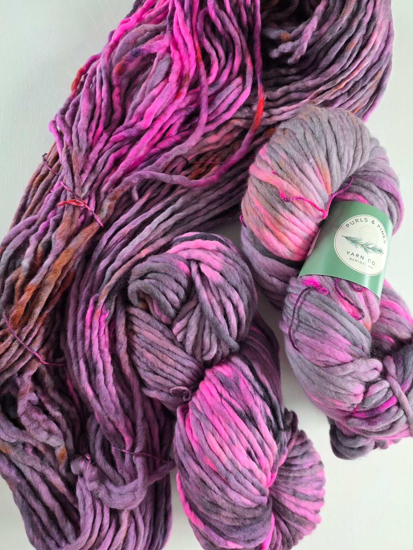 Purls & Pines | Super Bulky | Black Raspberry