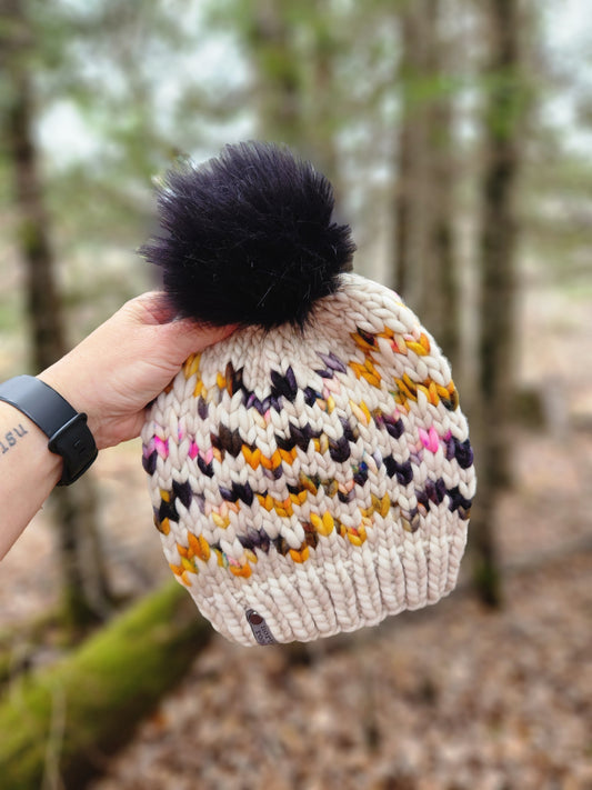 Merino Wool Pom Hat