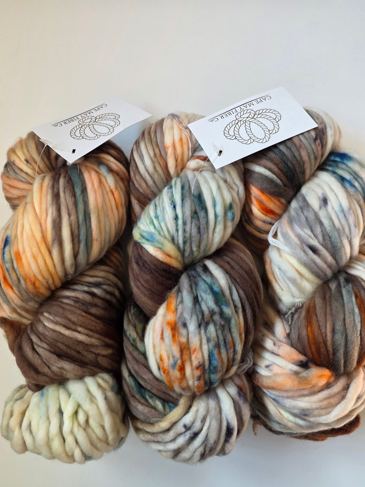 Cape May Fiber | Super Bulky Superwash | Pumpkin Latte