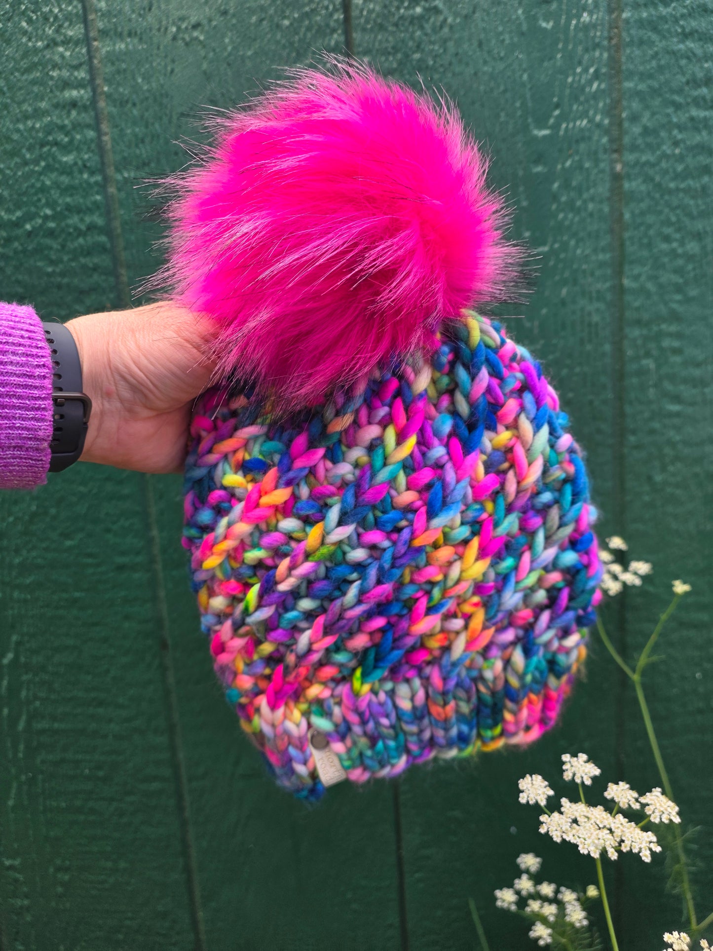 Merino Wool Pom Hat
