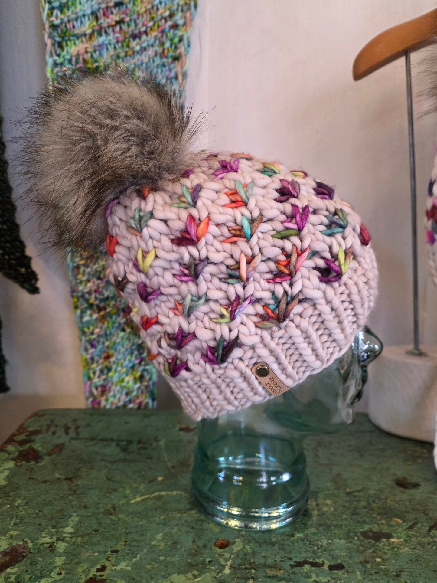 Merino Wool Pom Hat