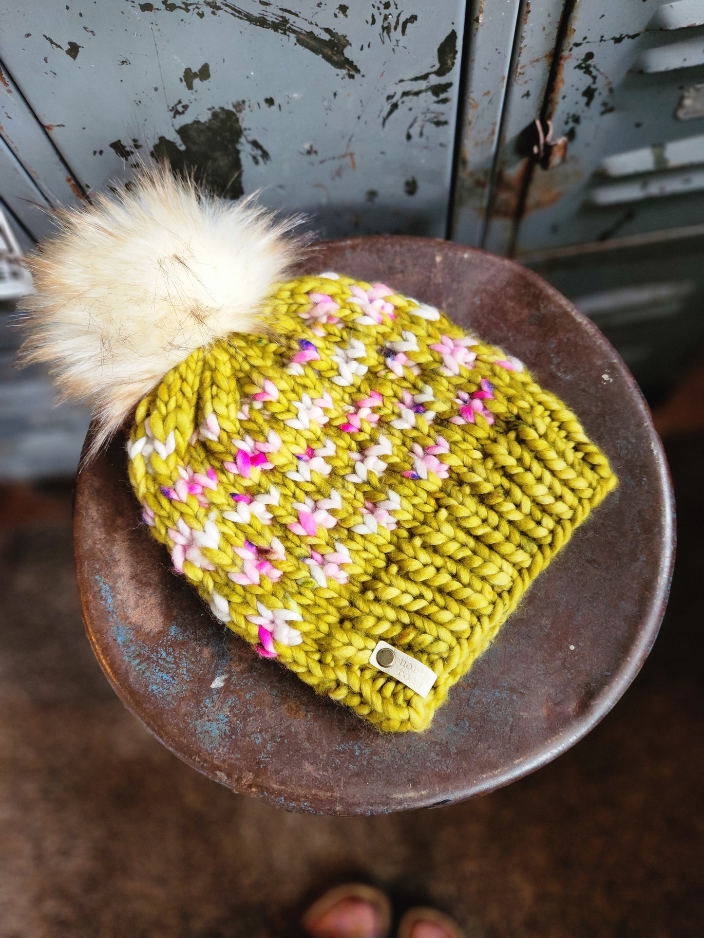 Merino Wool Pom Hat