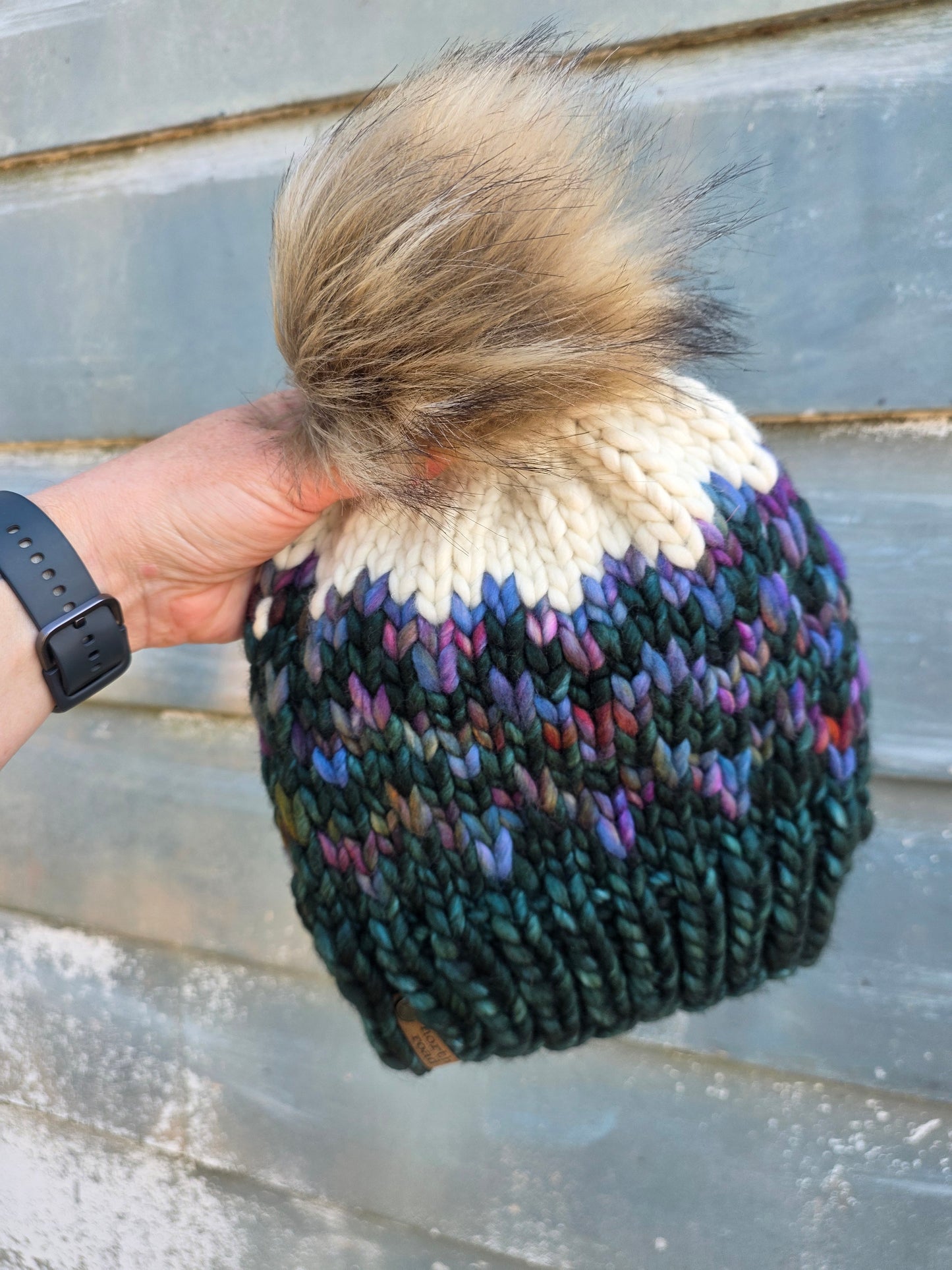 Merino Wool Pom Hat