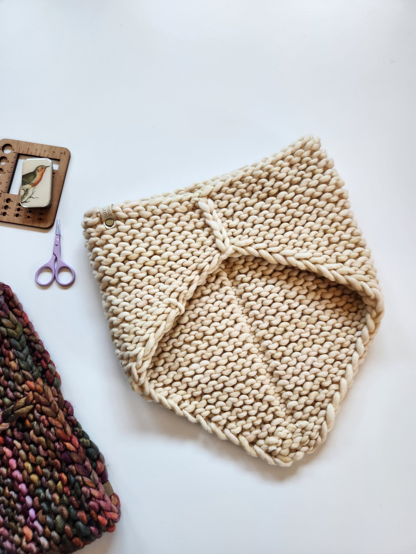 Merino Wool Bandana Cowl