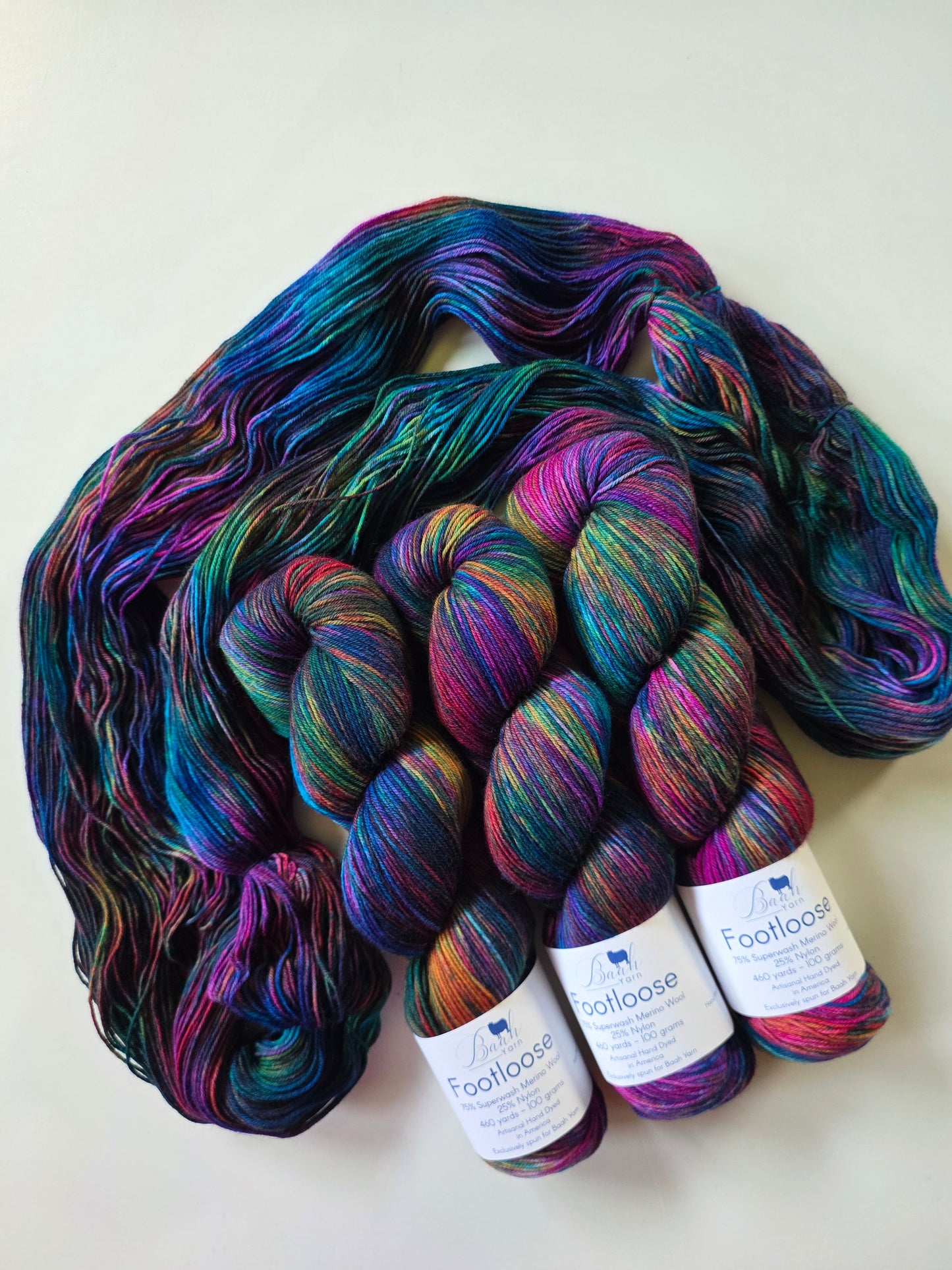Exclusive Baah Yarn | Footloose (Sock) | Lights Over Lake Superior