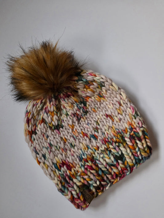 Merino Wool Pom Hat