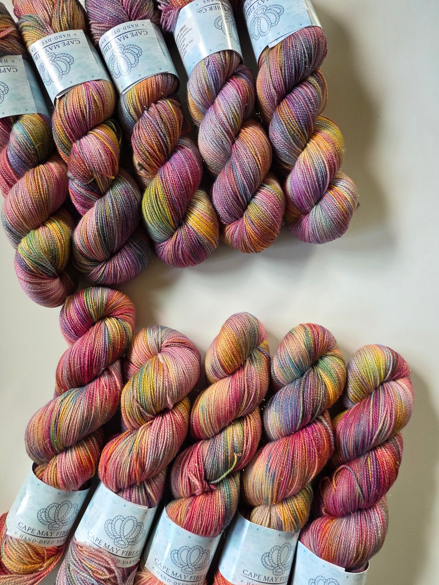 Cape May Fiber | Mermaid Sock | Mother of Pearl