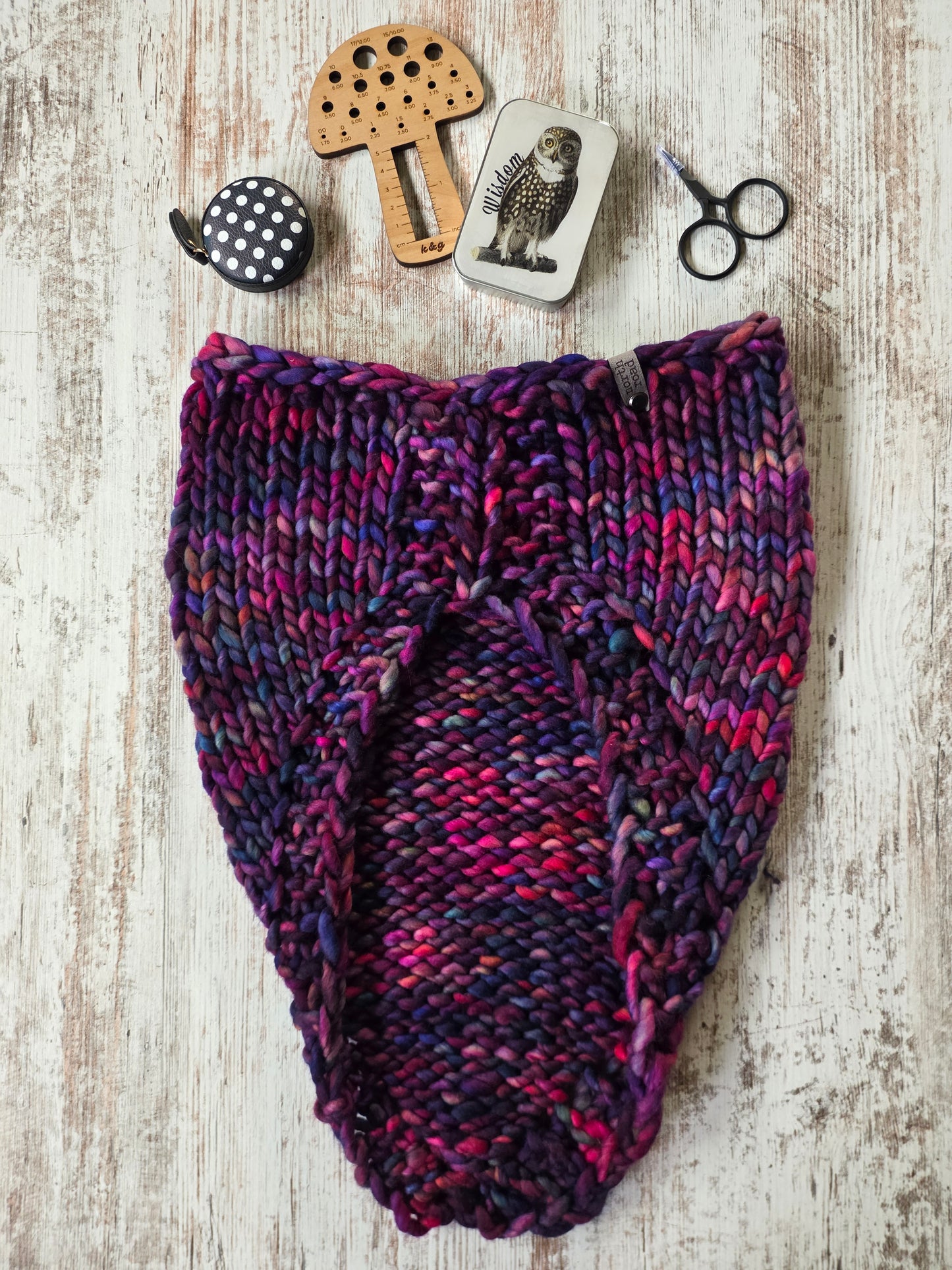 Merino Wool Bandana Cowl