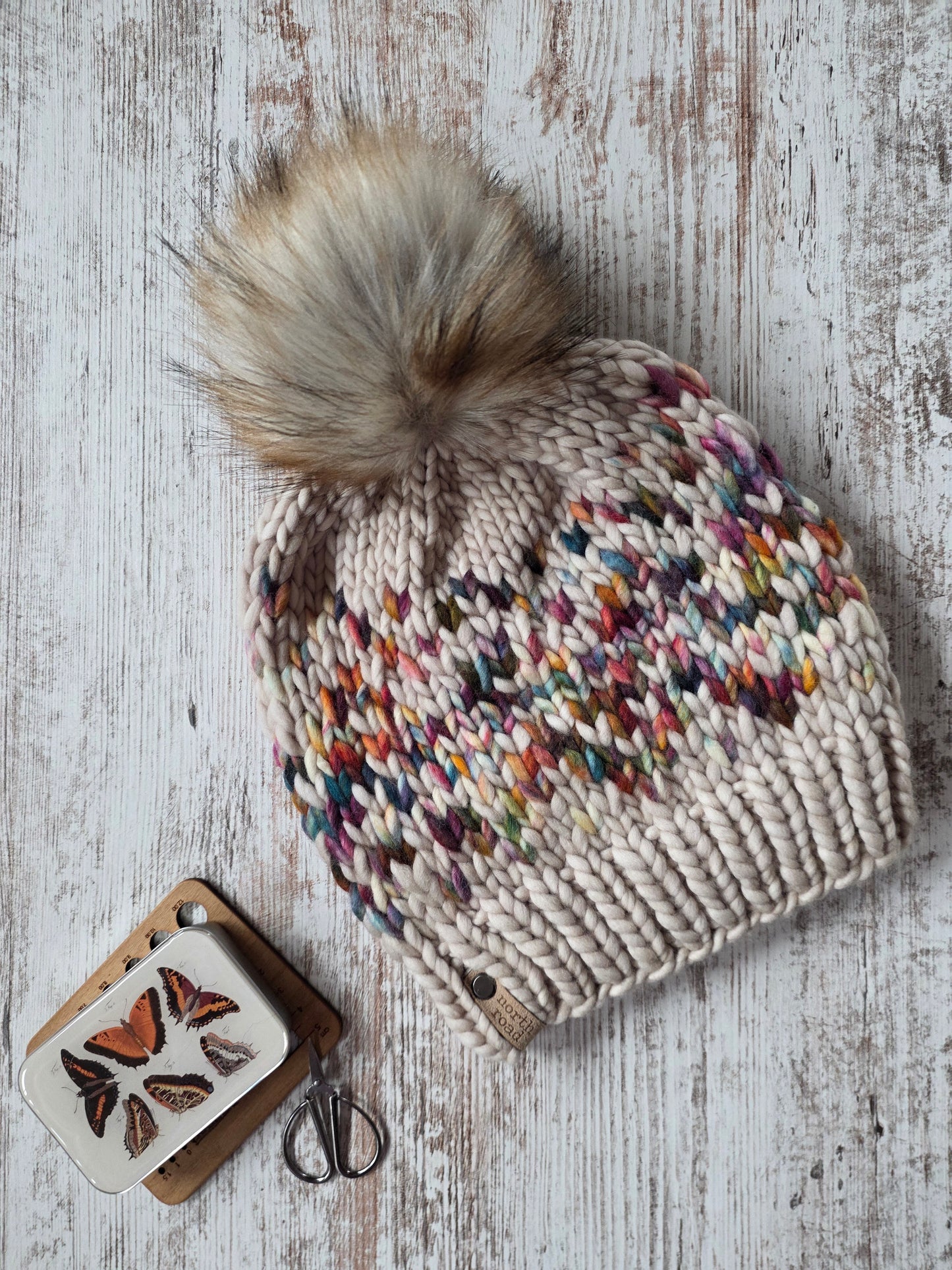 Merino Wool Pom Hat