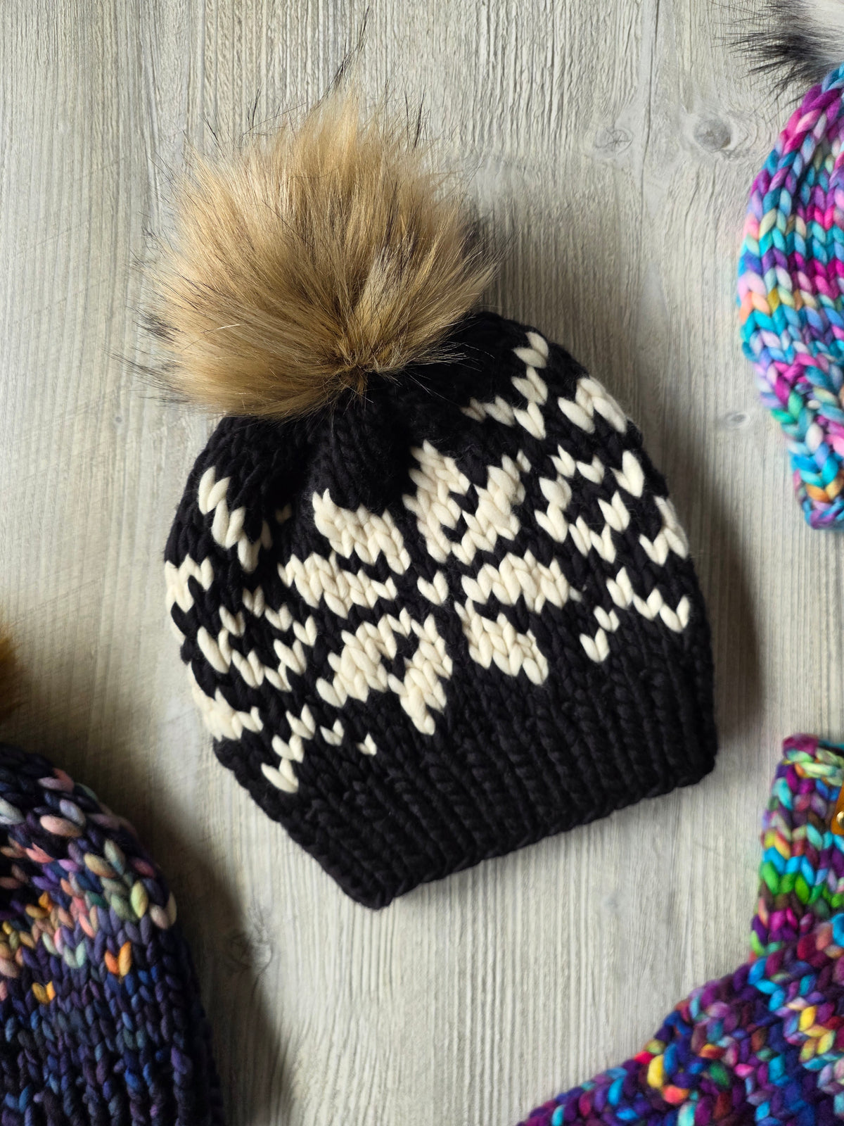 Merino Wool Pom Hat