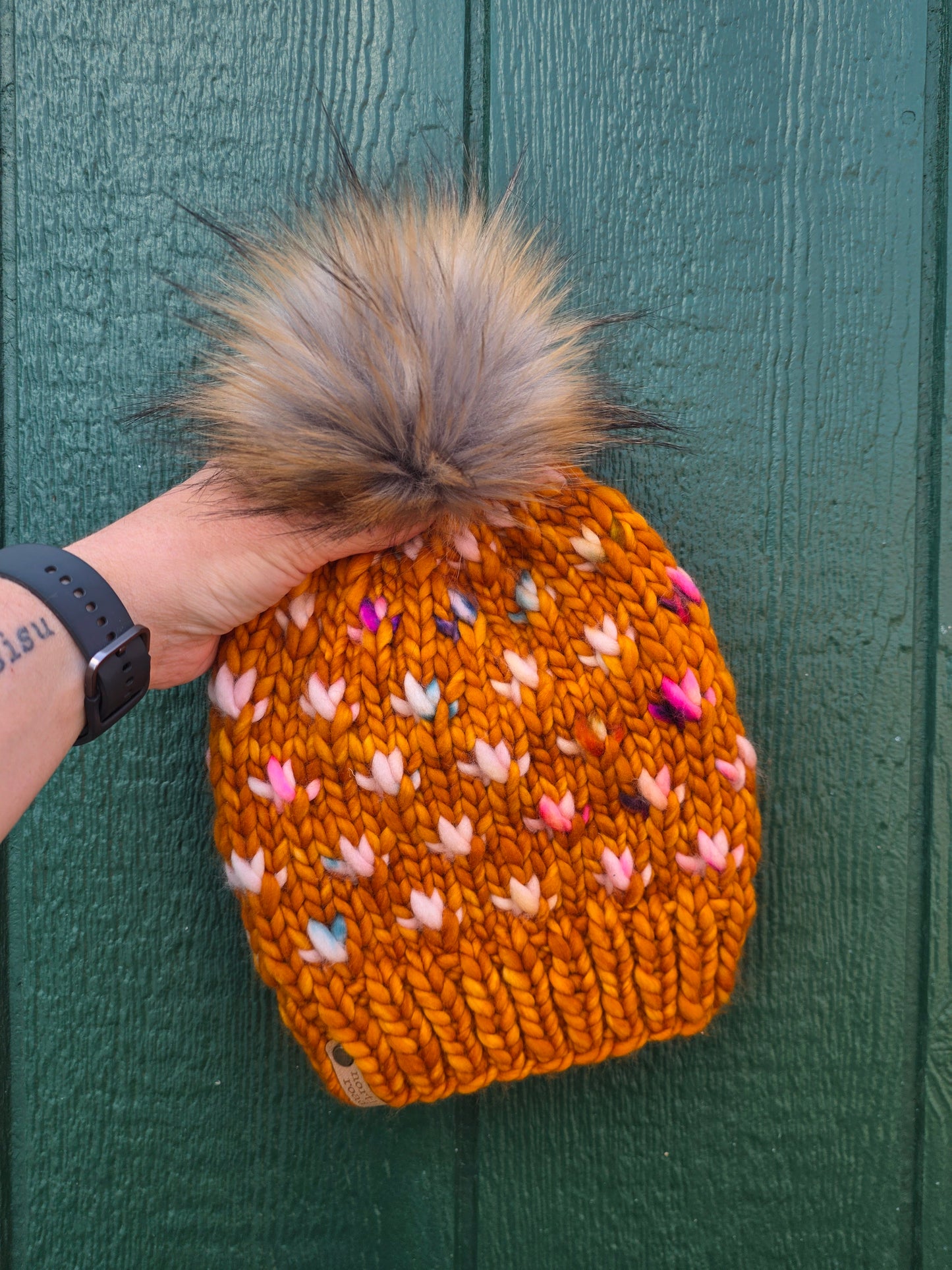 Merino Wool Pom Hat