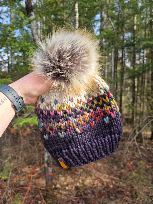 Merino Wool Pom Hat
