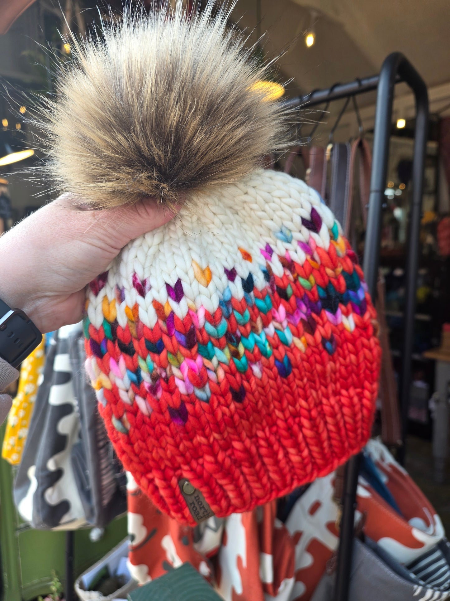 Merino Wool Pom Hat