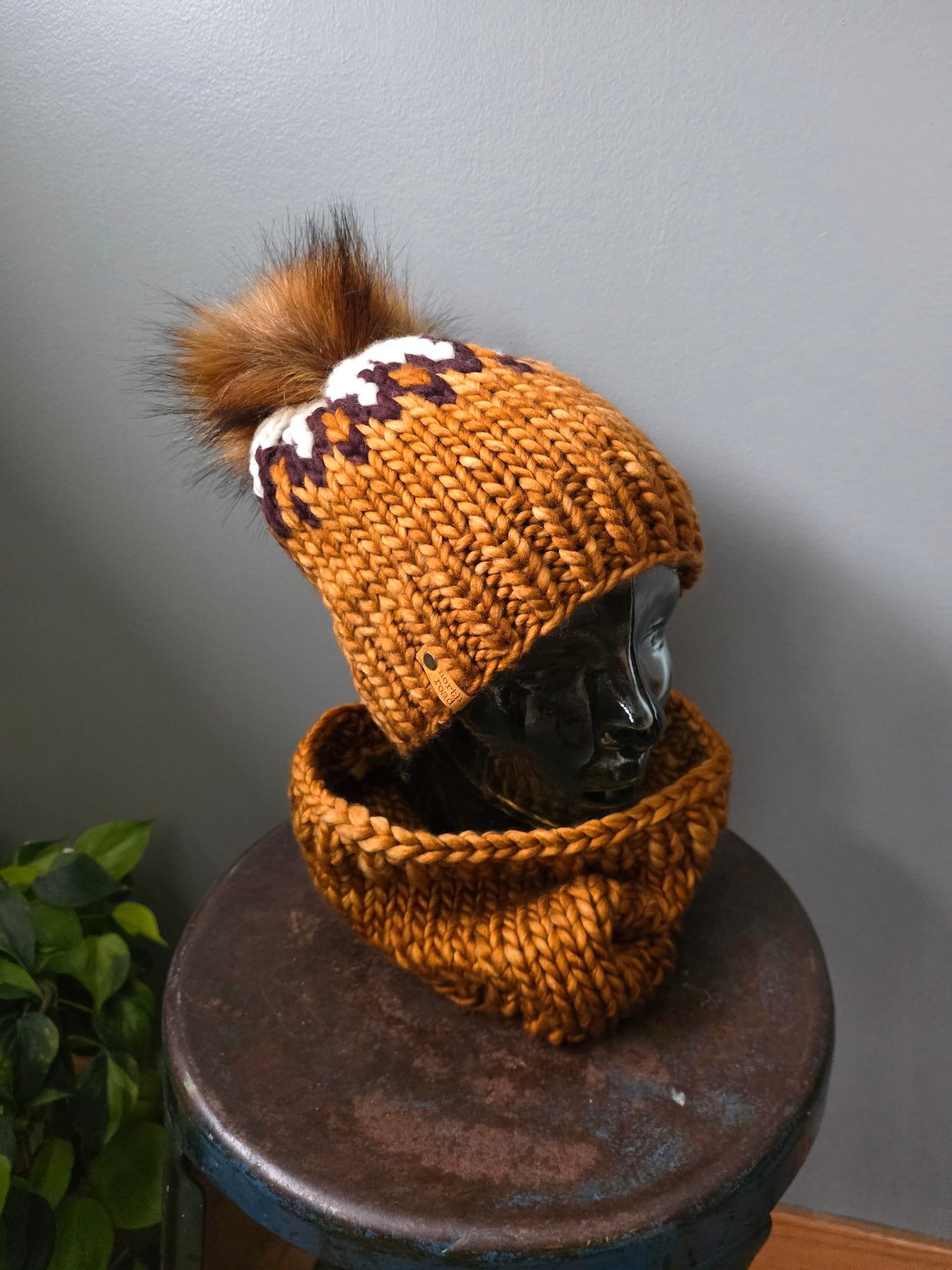 Merino Wool Hat and Cowl Set