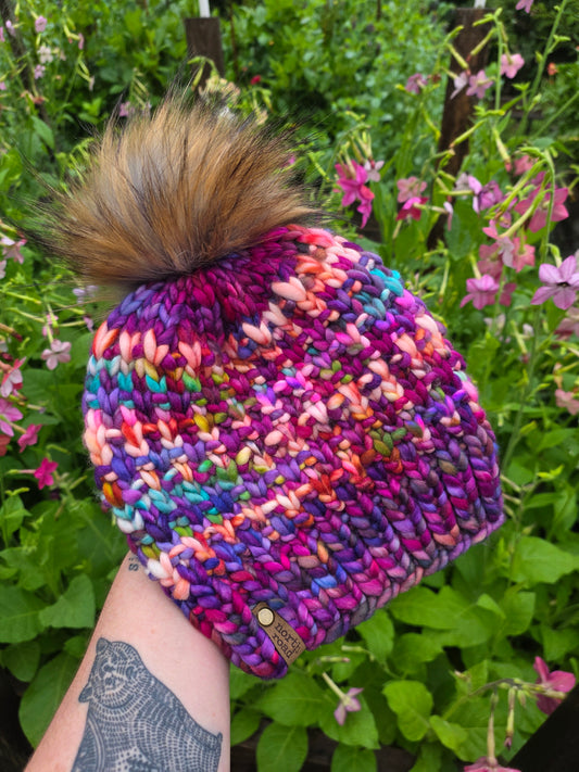 Merino Wool Pom Hat