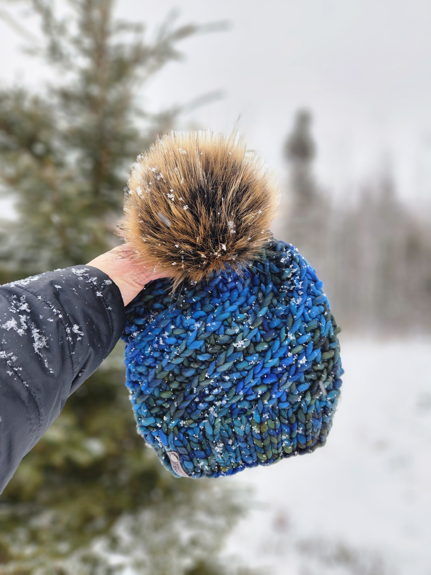 Merino Wool Pom Hat