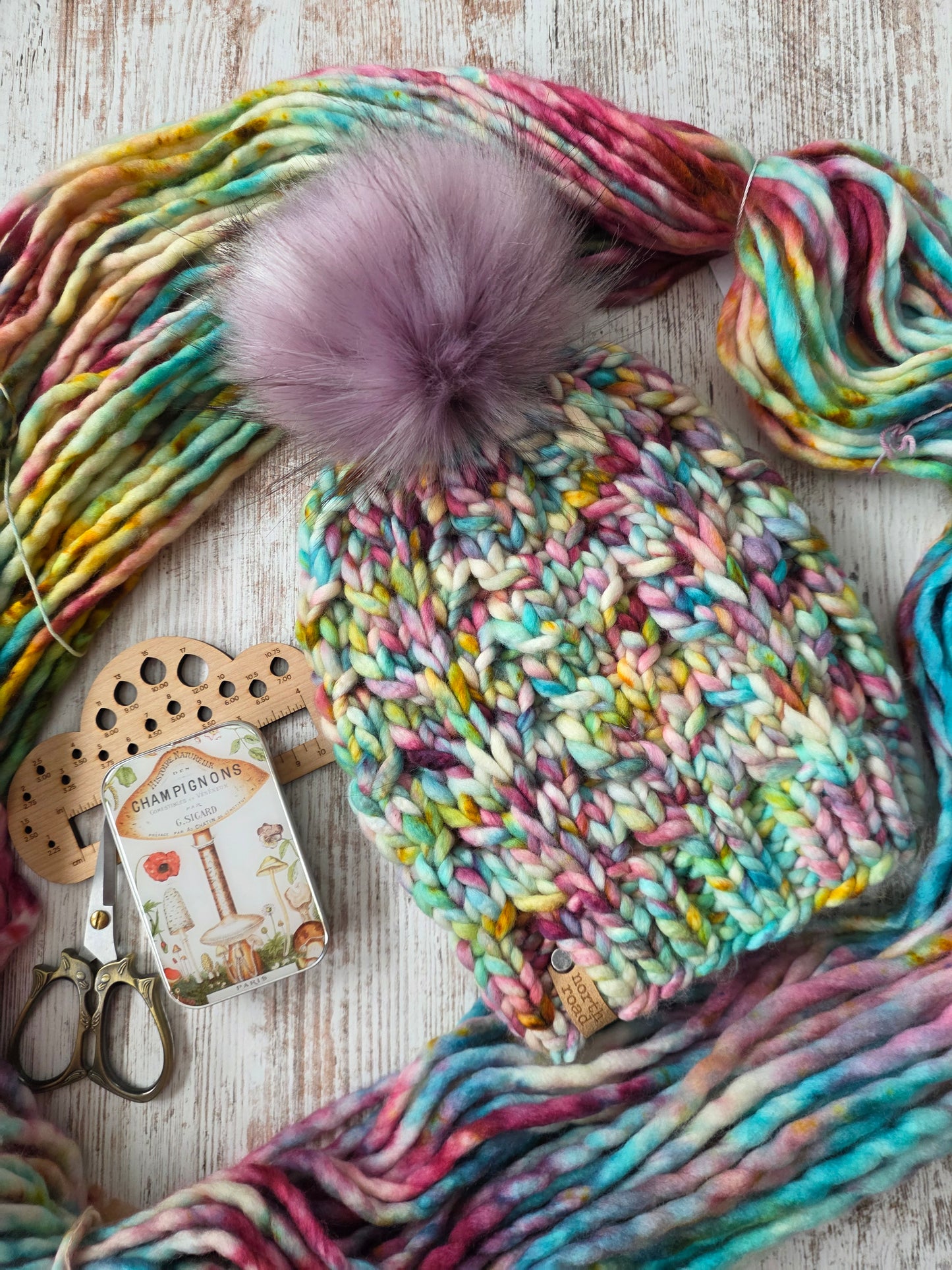 Merino Wool Pom Hat