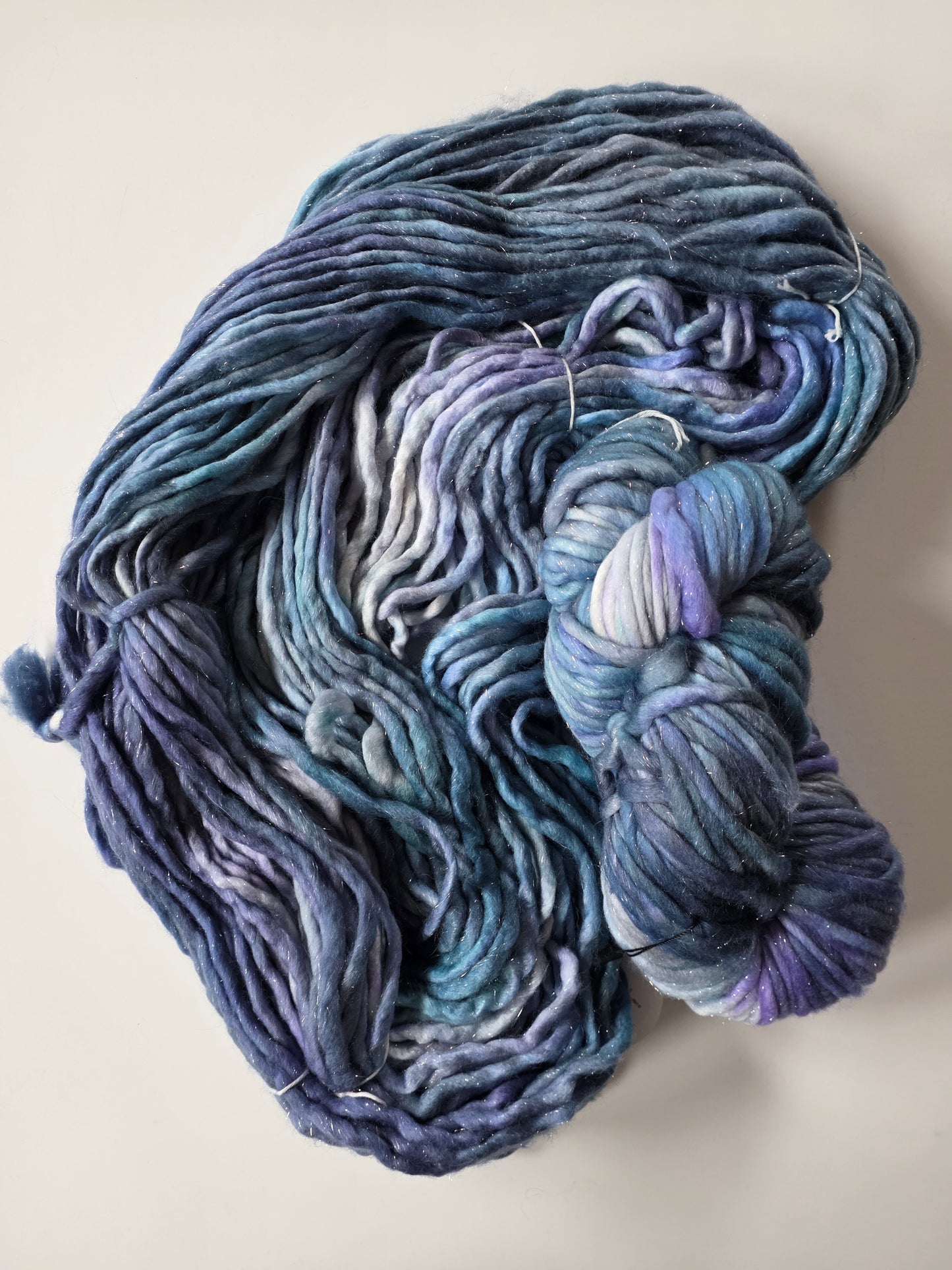Cape May Fiber | Super Bulky Superwash Sparkle | Undertow