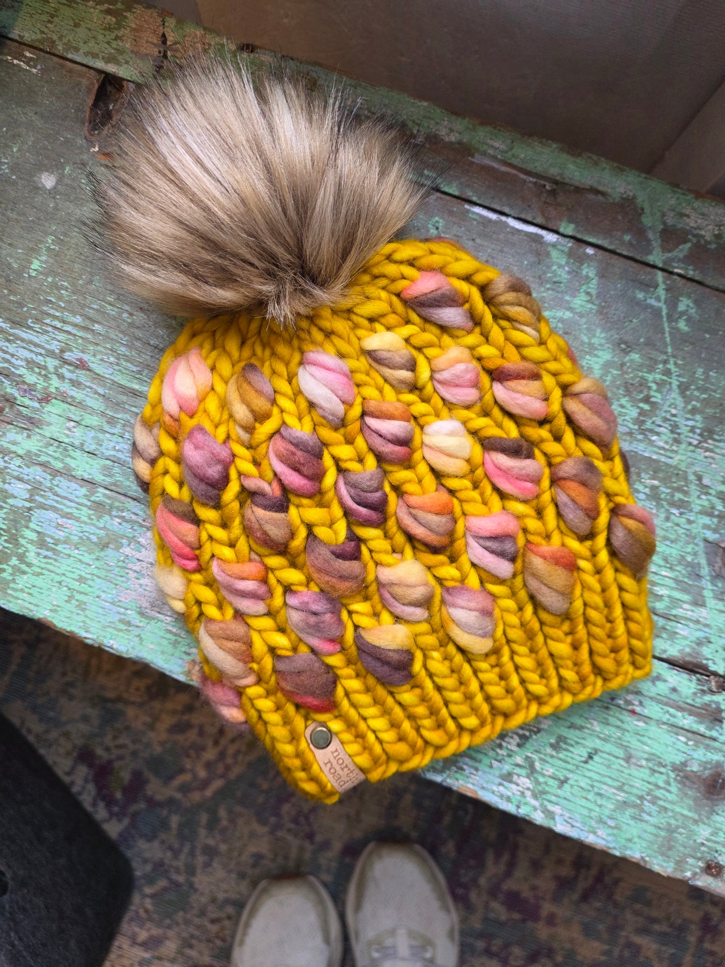 Merino Wool Pom Hat