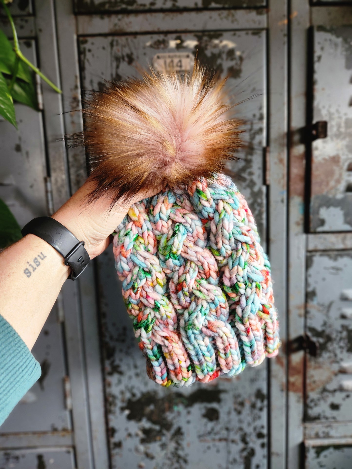 Merino Wool Pom Hat