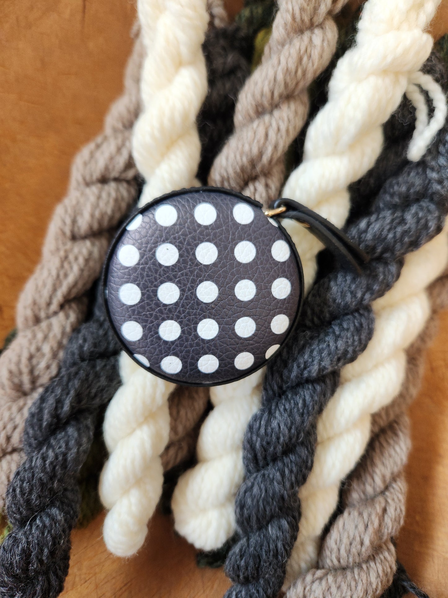 Monarque Retractable Tape Measure | Polka Dot