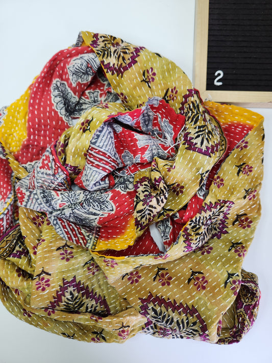 Kantha Scarf