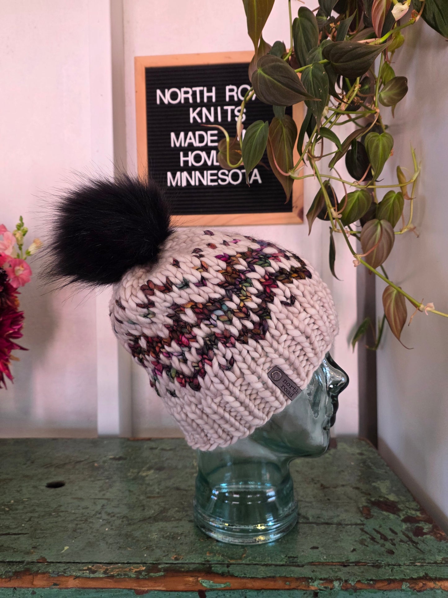 Merino Wool Pom Hat