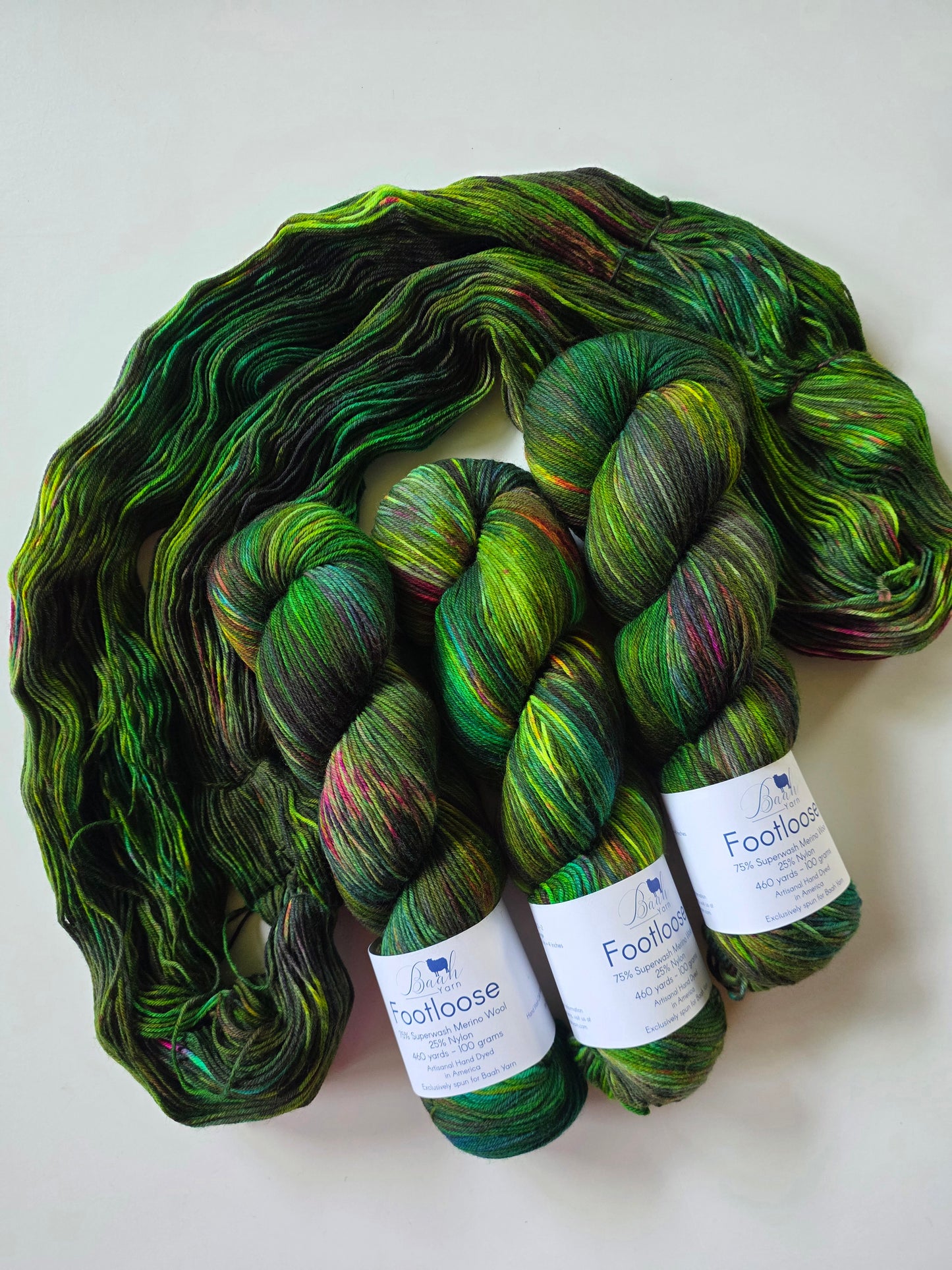Exclusive Baah Yarn | Footloose (Sock) | The Lights Are Out