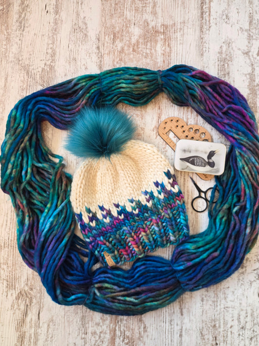 Merino Wool Pom Hat