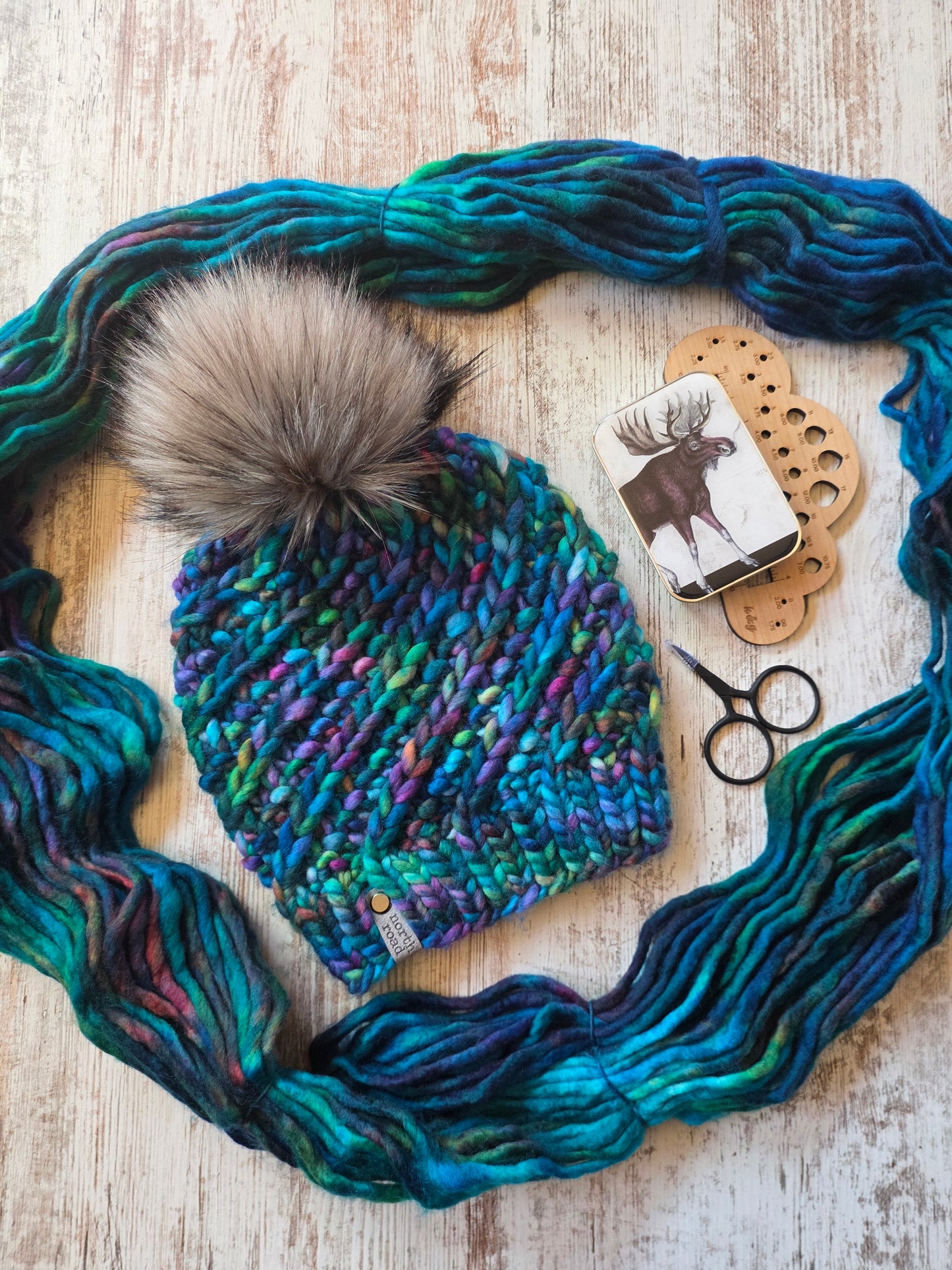 Merino Wool Pom Hat