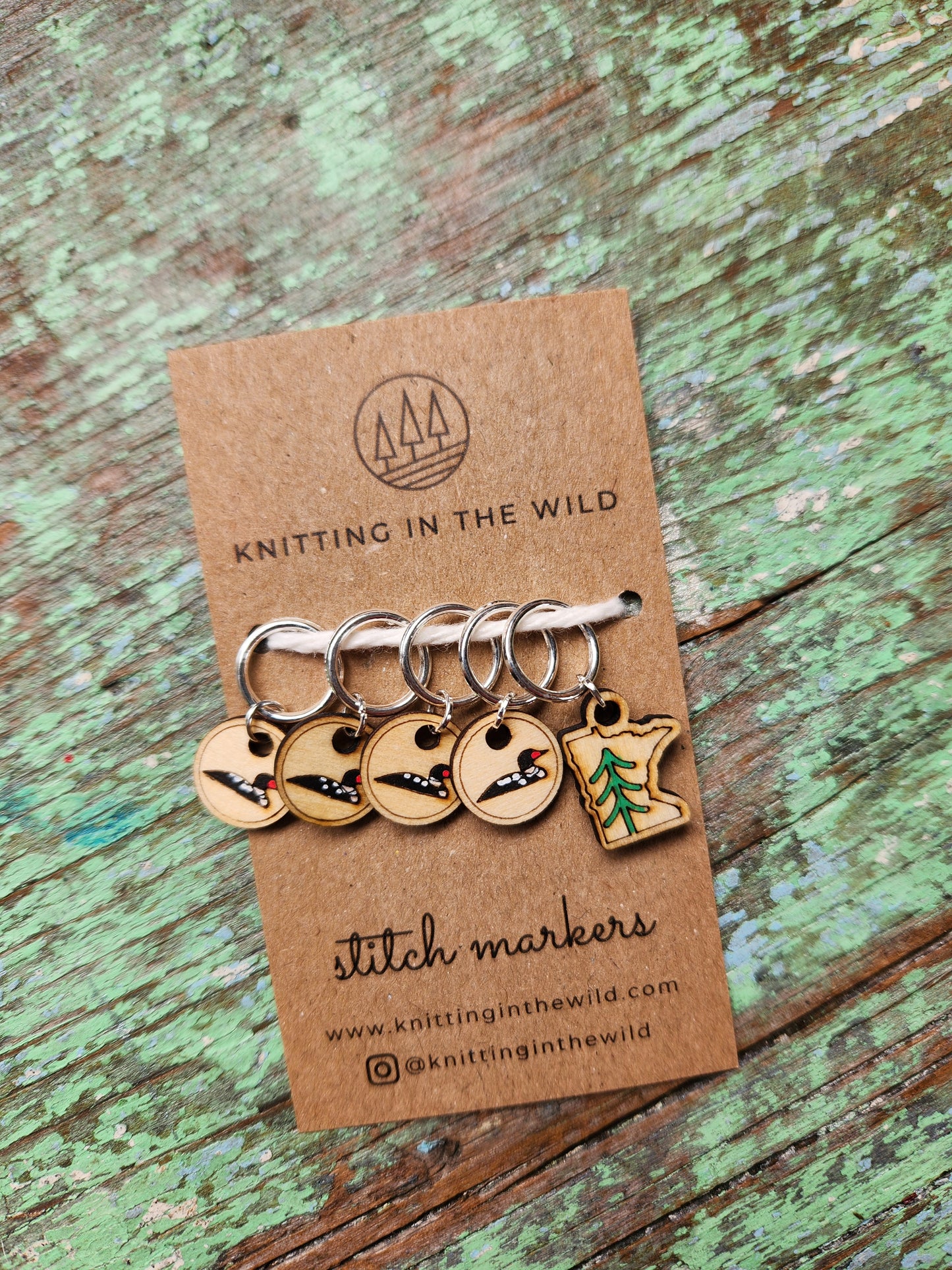Loon Stitch Marker Set