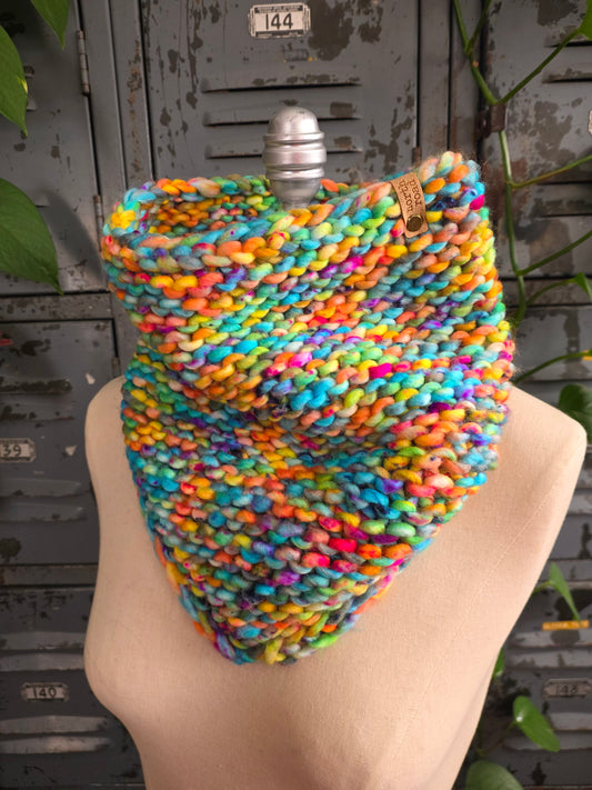 Merino Wool Bandana Cowl