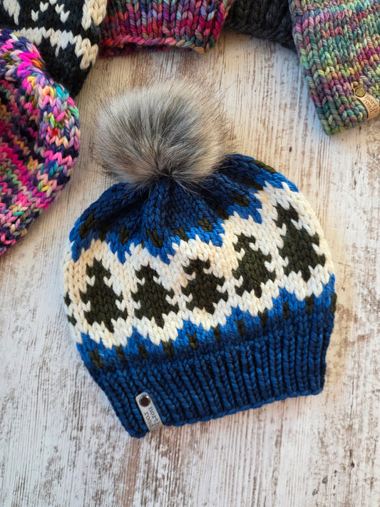 Merino Wool Pom Hat