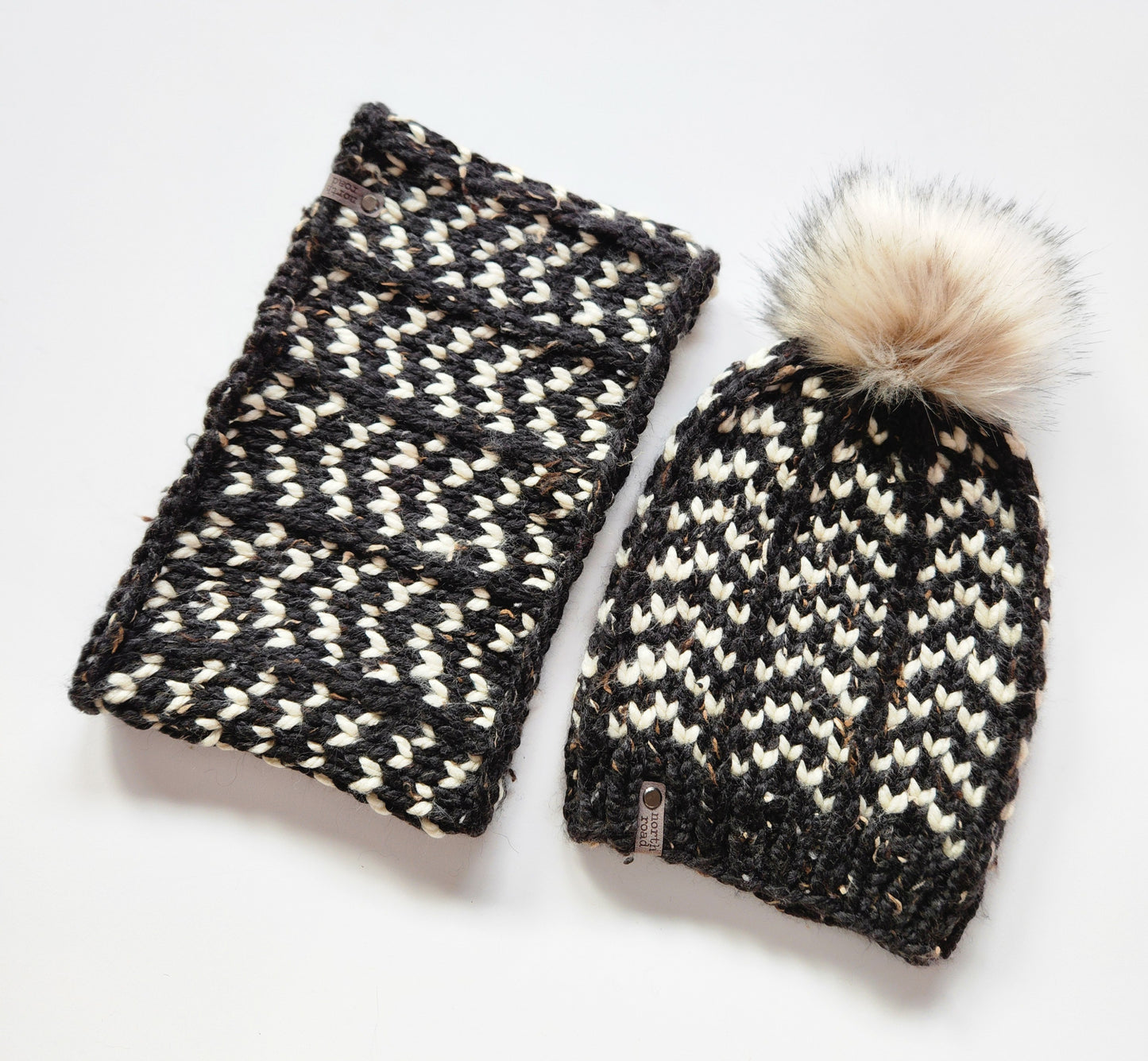 Wool Blend Hat and Cowl Set