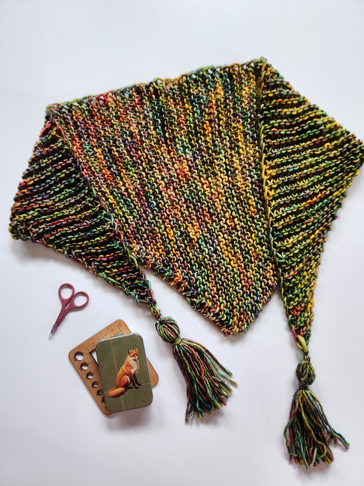 Merino Wool Bandana Scarf