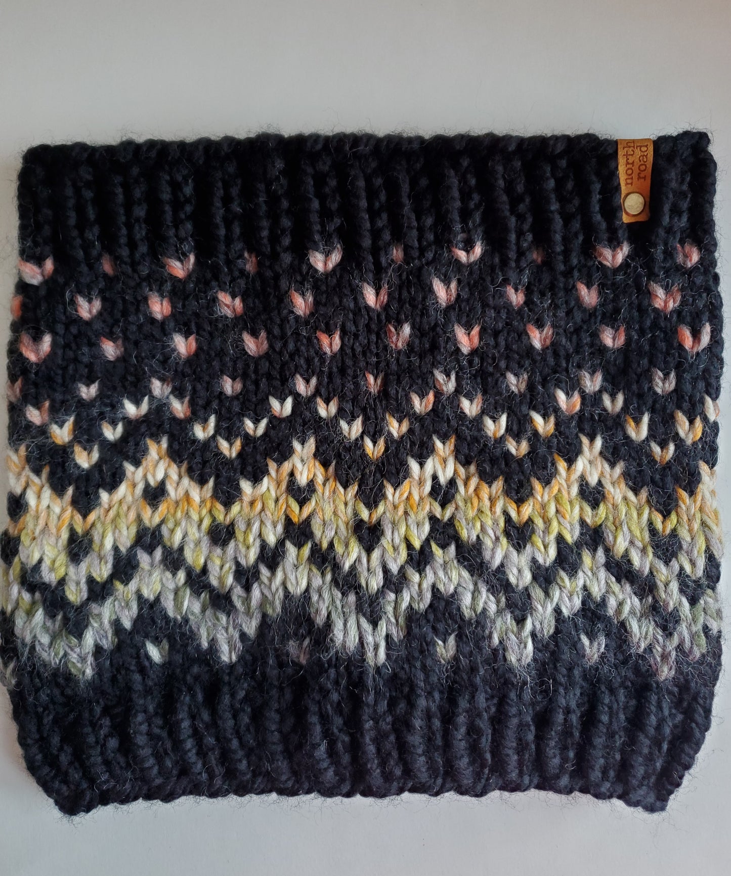 Sawtooth Mountains Cowl Knitting Pattern