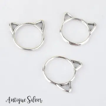 Large Cat Stitch Markers (Set of 10)