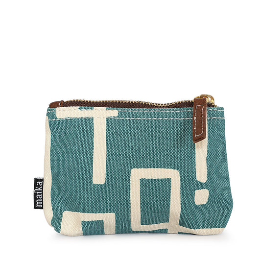 Small Zipper Pouch, Malibu